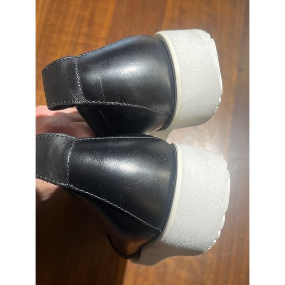 Everlane The Leather Street Shoe in Black New Womens Wedge Loafer - Picture 8 of 13